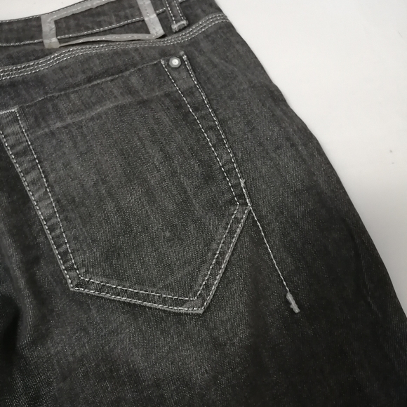 Phard Italian Black Denim Crop Jeans sz 30 - Picture 4 of 10